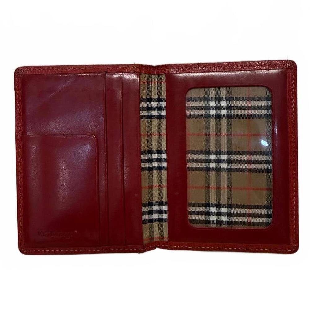 Vintage Red Burberry's Card Holder- EUC - Picture 3 of 6